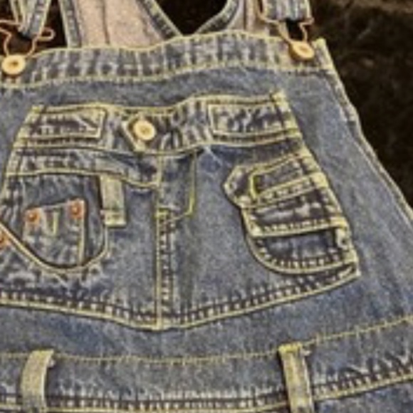 Carolina Blues womens blue denim Overalls size M - Picture 1 of 10